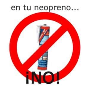 Lee más sobre el artículo Por qué NO reparar tu neopreno con Sikaflex