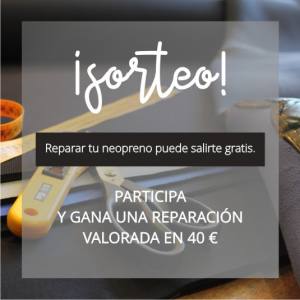 Lee más sobre el artículo Sorteo: ¡Reparar tu neopreno puede salirte gratis!