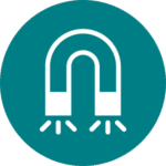 Icono de adhesivo termofusible integrado para reparar neopreno con Melco